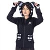 Sweat Shirts Femme KP FRILL Noir