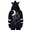 Sweat Shirts Femme MOON CATS Noir