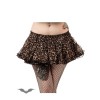 Jupe Queen Of Darkness Gothique Fluffy Layered Leopard Skirt
