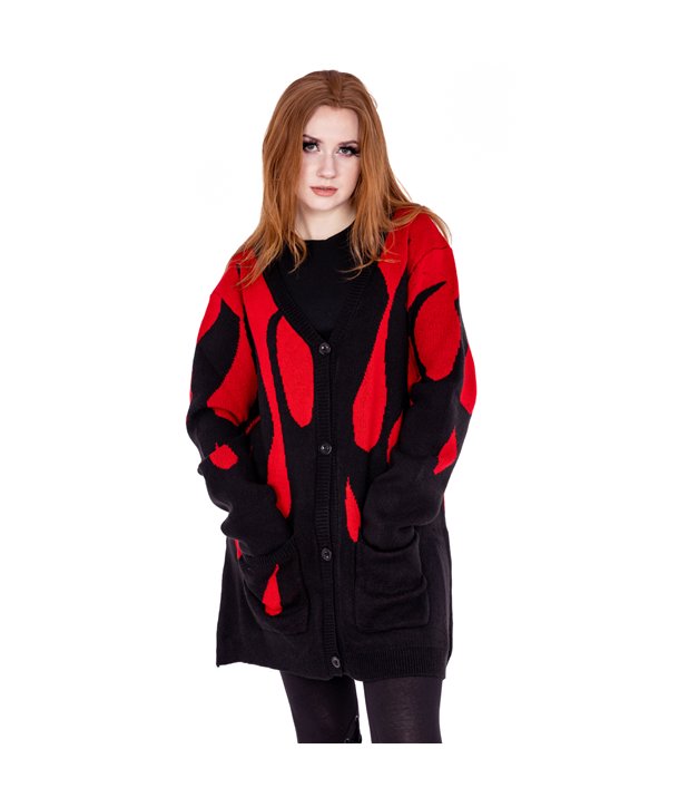 Pulls Femme BLOOD FLAME Noir