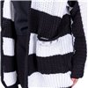 Cardigans Femme IN A DAZE Noir / Blanc