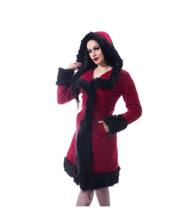 Manteaux Femme DARK MASE Rouge