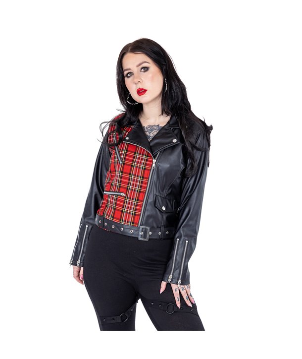 Vestes Femme ELAINE TARTAN Noir