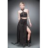 Jupe Queen Of Darkness Gothique Long Pencil Skirt With Lacing