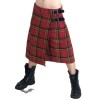 Kilt Queen Of Darkness Gothique Red & Yellow Chequered Thick Kilt