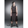 Kilt Queen Of Darkness Gothique Black Kilt With Buckles And Side Pocket