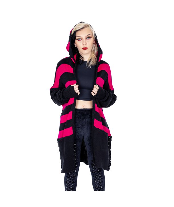 Cardigans Femme WILLA Noir / Rose