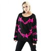 Pulls Femme BARBED WIRE HEART Noir