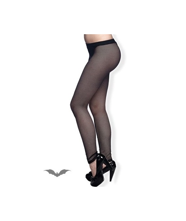 Leggings Queen Of Darkness Gothique Black Fishnet Leggings