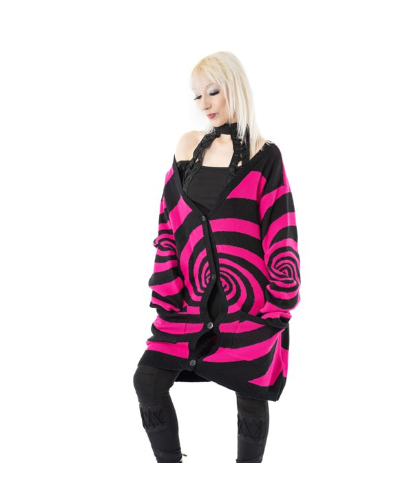 Cardigans Femme HYPNO Noir / Rose