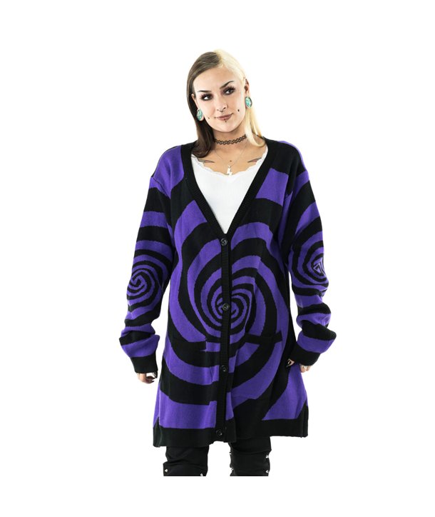 Cardigans Femme HYPNO Noir / Violet
