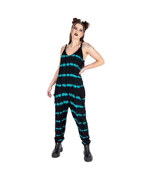 Pantalons Femme KARINA Noir / Vert