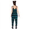 Pantalons Femme KARINA Noir / Vert