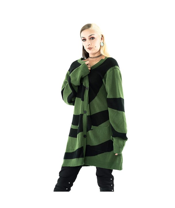 Cardigans Femme TIDAL Noir / Vert