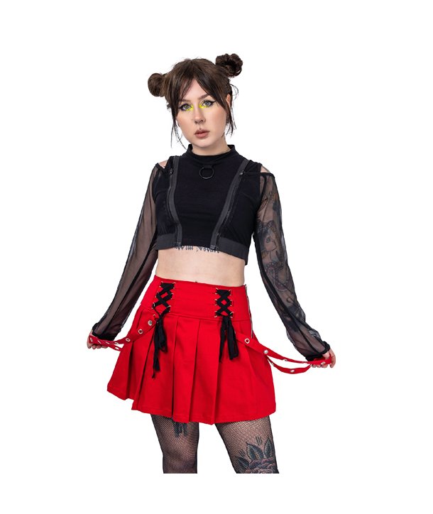 Jupes Femme REBELLIOUS Rouge