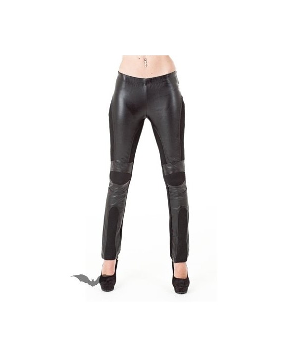 Leggings Queen Of Darkness Gothique Wet Look And Cotton Leggings