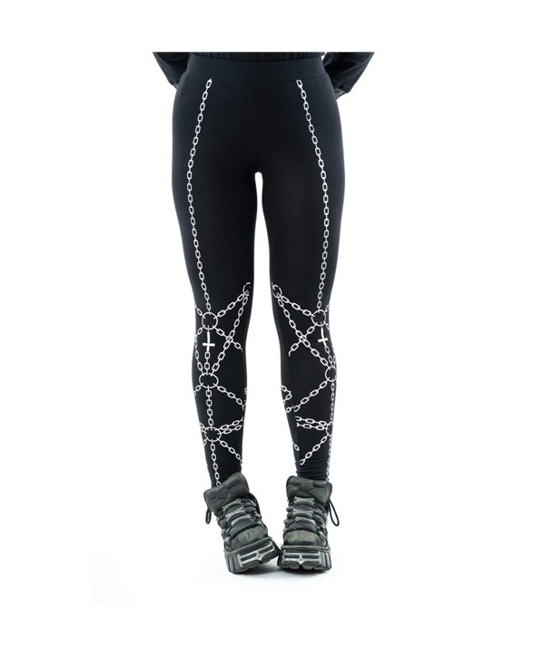 Leggings Femme ENCHAINED Noir