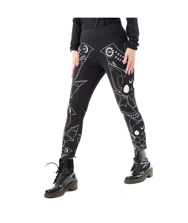 Leggings Femme OUIJA BATS Noir