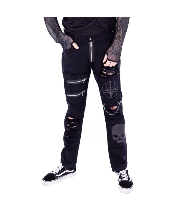 Pantalons Homme CURSED Noir