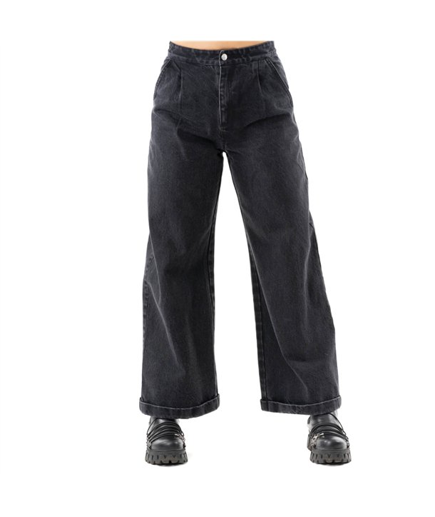 Pantalons Femme DEIA STONEWASH Noir