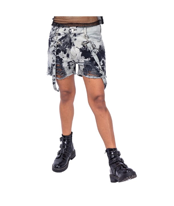 Shorts Femme DEMELZA Noir / Gris
