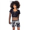 Shorts Femme DEMELZA Noir / Gris