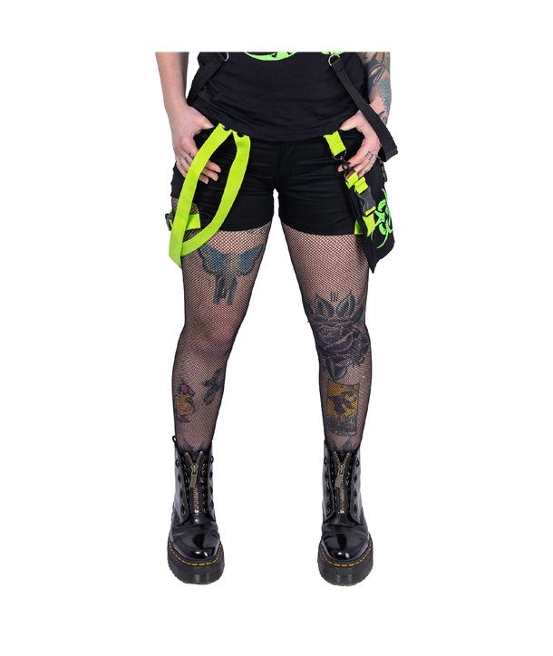 Shorts Femme DANGER ZONE Noir / Vert