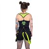 Shorts Femme DANGER ZONE Noir / Vert