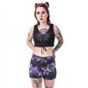 Shorts Femme GAIA Tie Dye Noir