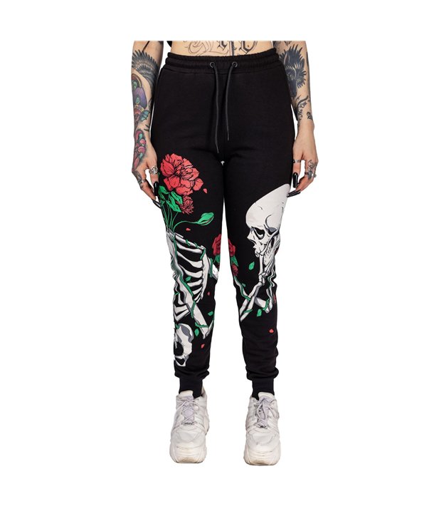 Pantalons Femme GARDEN SKULL Noir