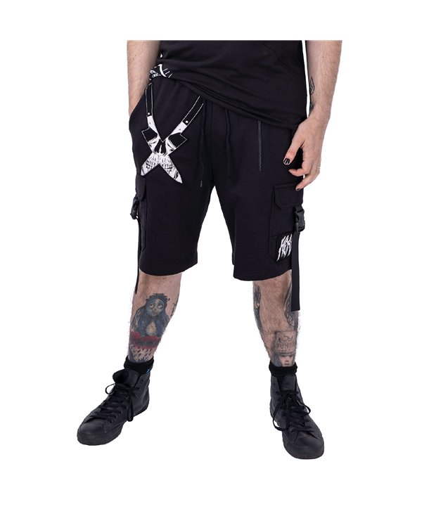 Shorts Homme HEARTLESS DAGGER Noir