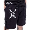 Shorts Homme HEARTLESS DAGGER Noir