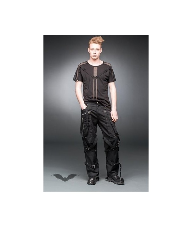 Pantalon Queen Of Darkness Gothique Trousers With Bondage Straps & Buckles