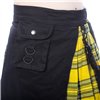 Jupes Femme INFINITY Noir / Jaune