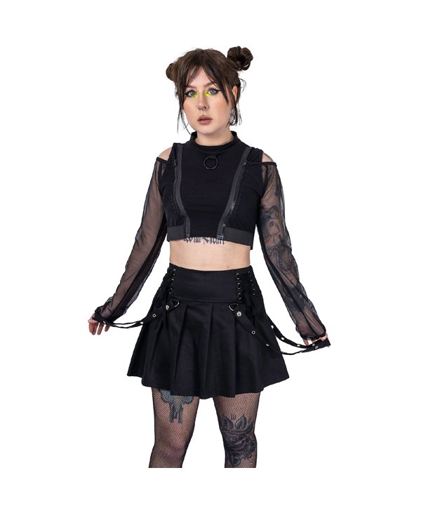 Jupes Femme REBELLIOUS Noir
