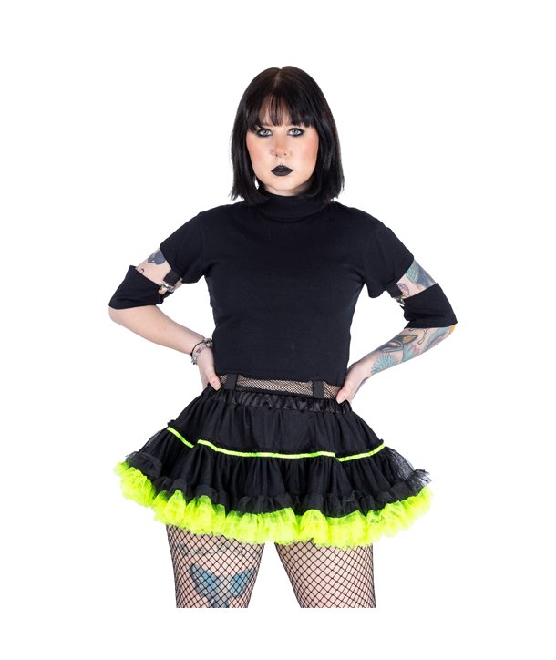 Jupes Femme SOFRA Noir / Vert