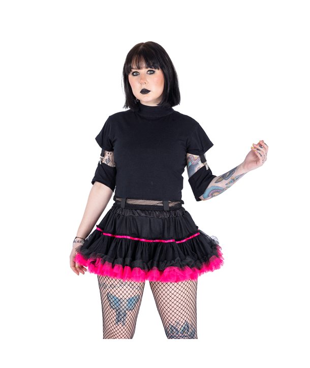 Jupes Femme SOFRA Noir / Rose