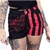Shorts Femme ARACHNE Noir / Rouge