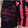 Shorts Femme ARACHNE Noir / Rouge