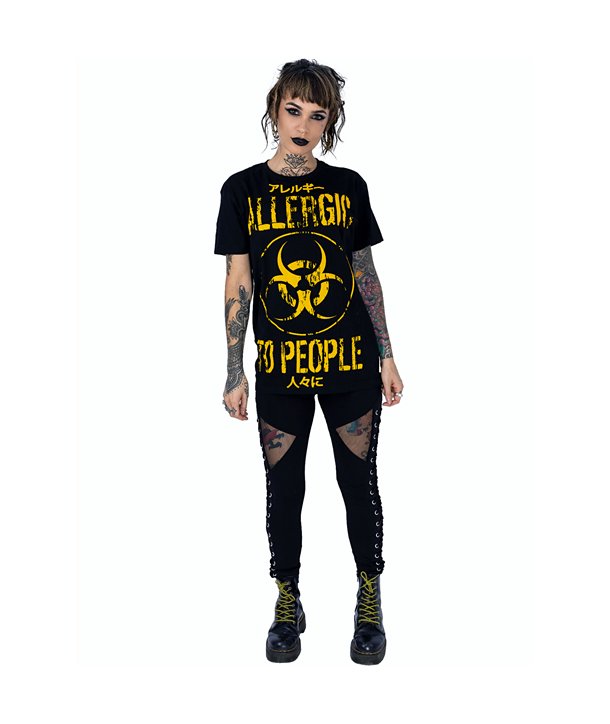 Tee Shirts Femme ALLERGIC T Noir
