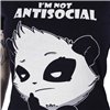 Tee Shirts Femme ANTISOCIAL T Noir