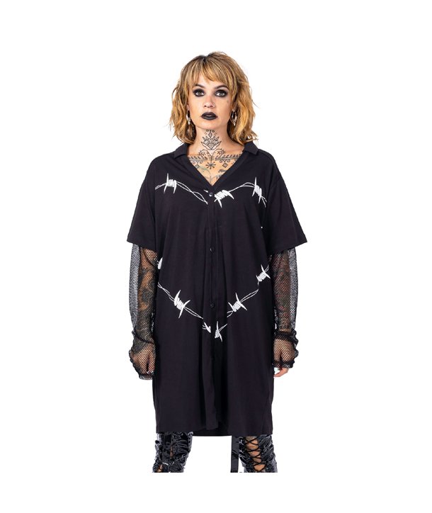 Tops Femme BARBED HEART Noir