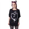 Tops Femme BIRDIE HEART Noir / Blanc