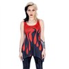 Vestes Femme BLOOD FLAME Noir / Rouge