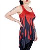 Vestes Femme BLOOD FLAME Noir / Rouge