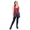 Vestes Femme BLOOD FLAME Noir / Rouge