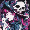 Tee Shirts Femme BUNNY WITCH T Noir