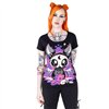 Tee Shirts Femme BAT DOLL T Noir
