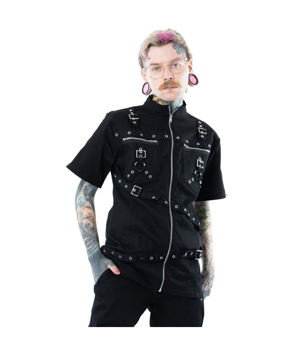 Chemises Homme BATES Noir