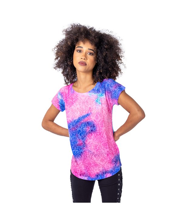 Tops Femme BURNOUT SUNSET HAZE Rose